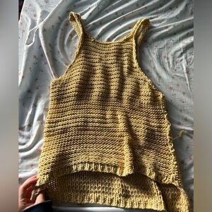 Knit beach cover up! No brand name but from a boutique for $30! Super cute!